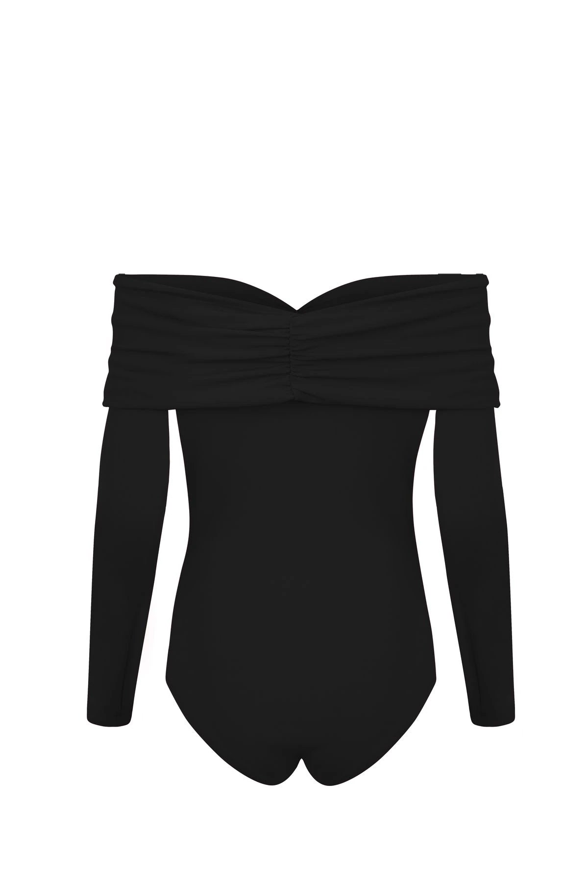 Tolero Uzun Kollu Çıtçıtlı Bodysuit