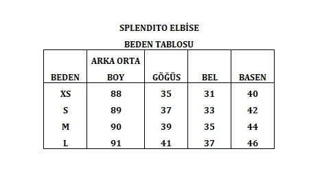 Splendito Varak Sim Baskılı Elbise