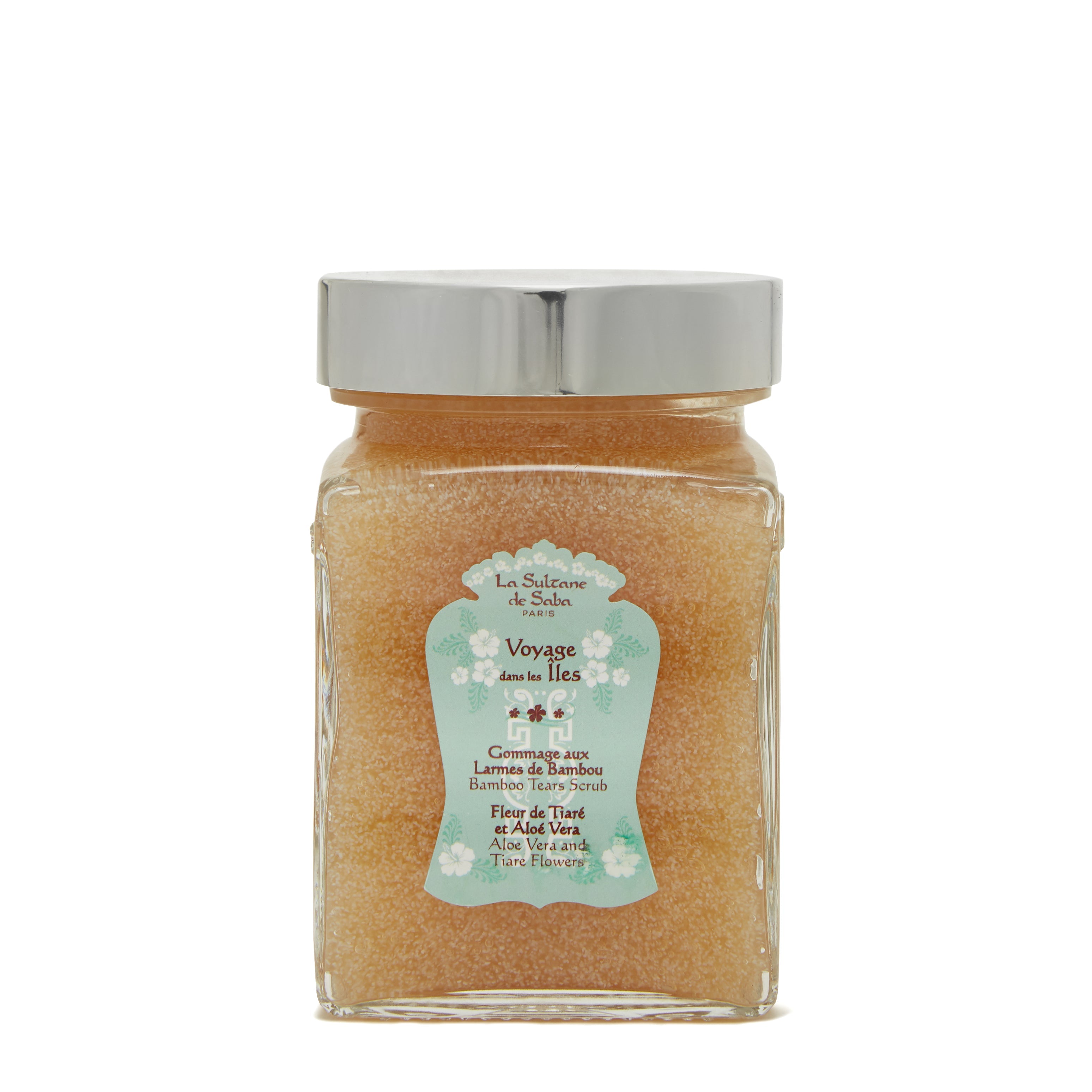 La Sultane De Saba-Bamboo Tears Scrub Aloe Vera And Tiare Flower - Tahiti-Peeling-1-Milagron.com