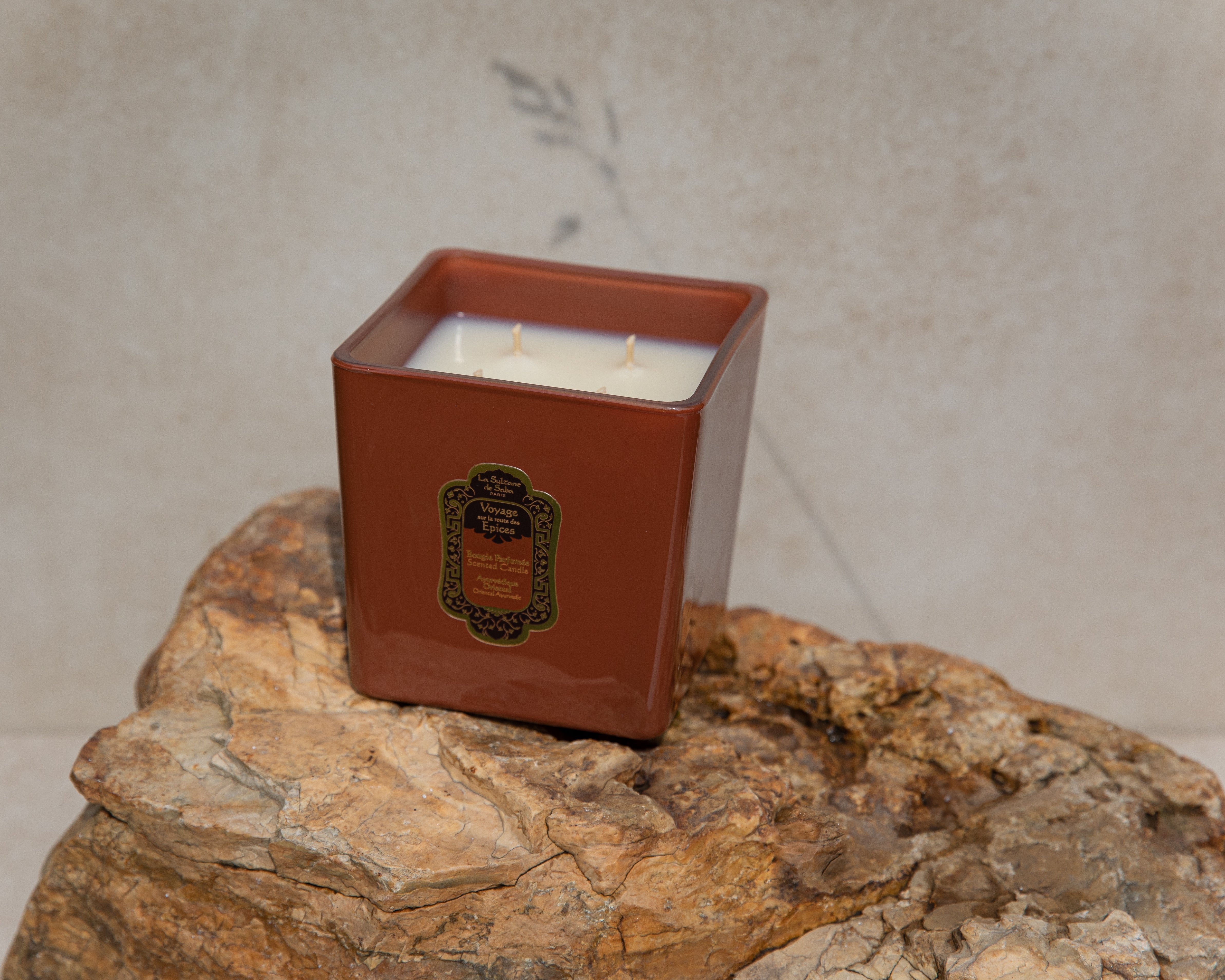 La Sultane De Saba-Candle Oriental Ayurvedic Amber Vanilla Patchouli - Spices-Mum-6-Milagron.com