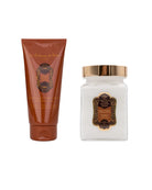 La Sultane De Saba-Special Ayurveda Set: Silk Protein Scrub + Body Balm-1-Milagron.com
