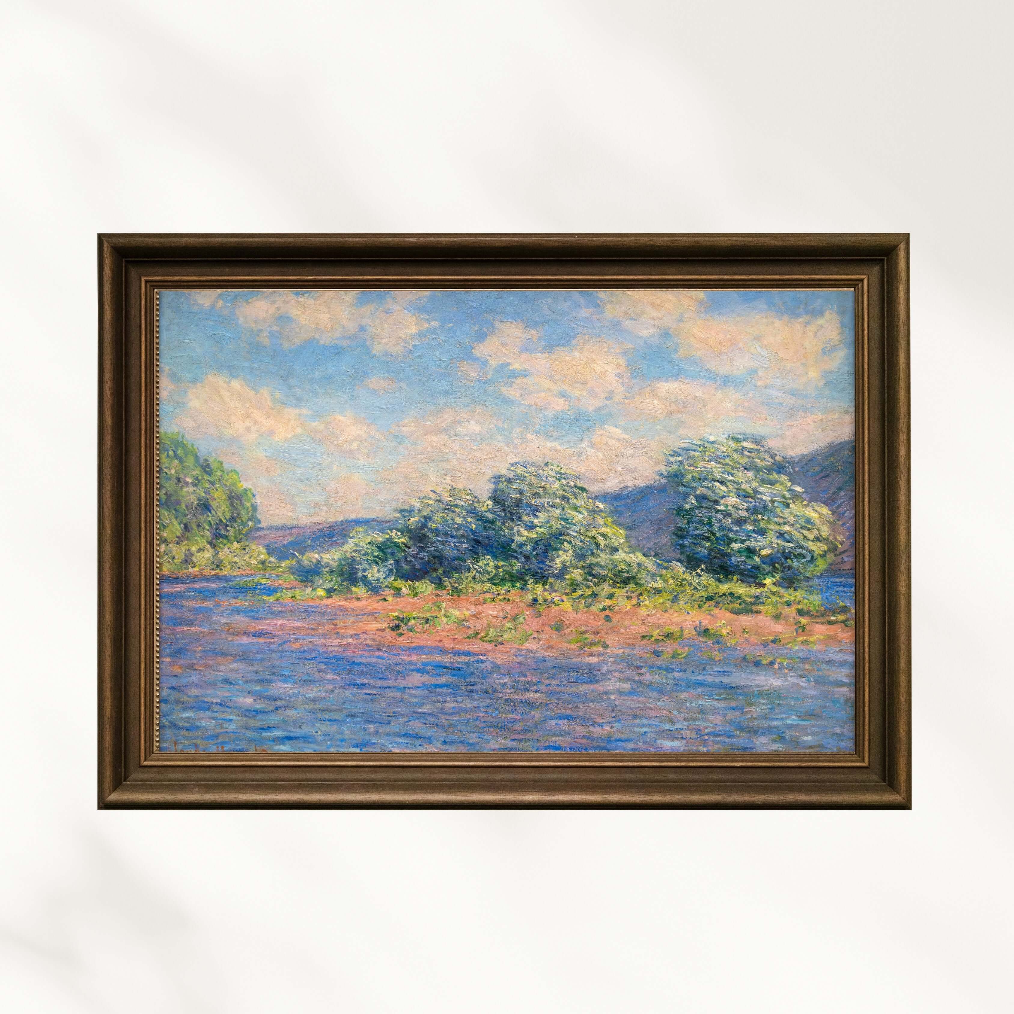 Claude Monet - Port-Villez’De Seine Nehri