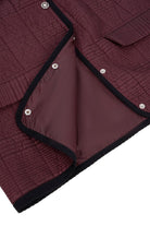 Kapitone Ceket Bordo - 1