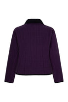 Kapitone Ceket Mor Renk - 2