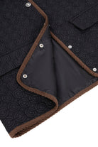 Kapitone Ceket Siyah - 1