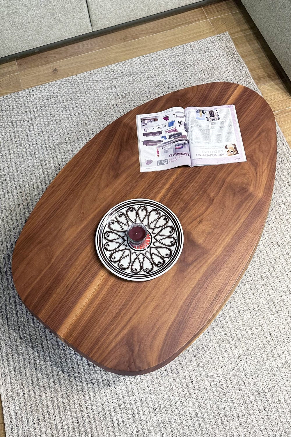 Lagoma-Atlas Amorf Orta Sehpa - 125 Cm-Sehpa-2-Milagron.com