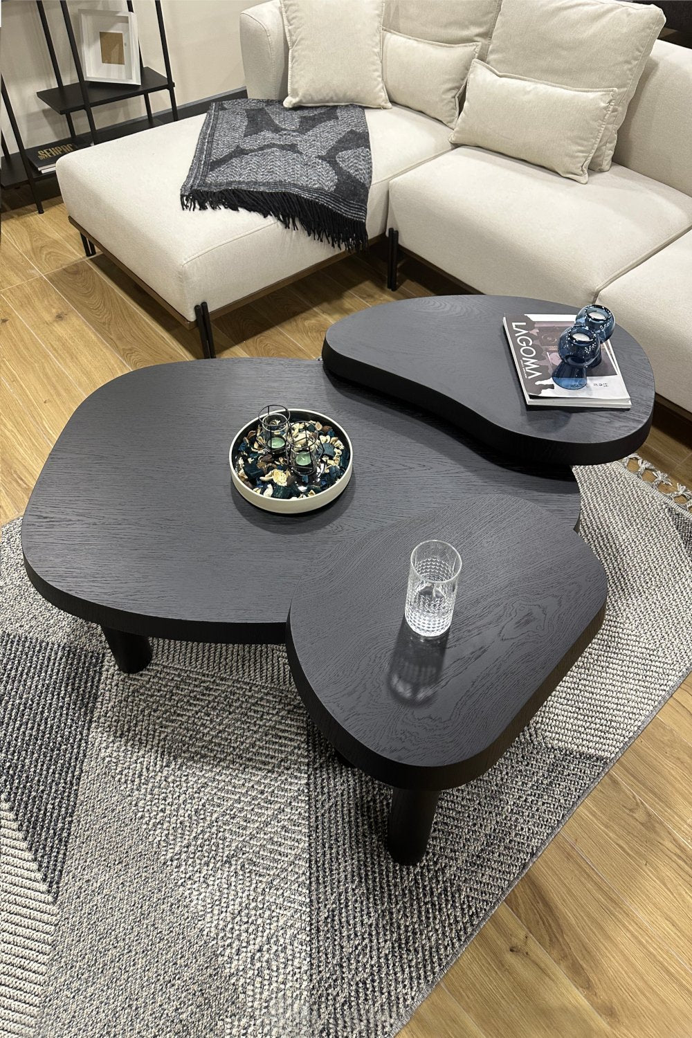 Lagoma-Atlas Amorf Orta Sehpa - 125 Cm-Sehpa-4-Milagron.com