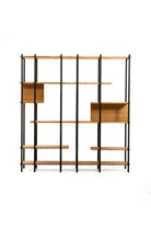 Lagoma-Harmonia Kitaplık Ahşap Raf Metal Çerçeve - 170 Cm-Kitaplık-1-Milagron.com