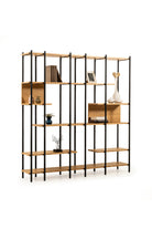 Lagoma-Harmonia Kitaplık Ahşap Raf Metal Çerçeve - 170 Cm-Kitaplık-2-Milagron.com