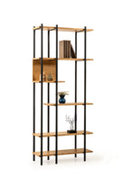 Lagoma-Harmonia Kitaplık Ahşap Raf Metal Çerçeve - 75 Cm-Ayna-2-Milagron.com