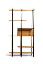 Lagoma-Harmonia Kitaplık Ahşap Raf Metal Çerçeve - 95 Cm-Kitaplık-1-Milagron.com