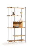 Lagoma-Harmonia Kitaplık Ahşap Raf Metal Çerçeve - 95 Cm-Kitaplık-2-Milagron.com