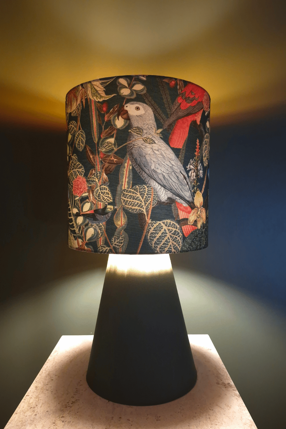 Parrot Jardin Papağan Desenli Abajur - 3