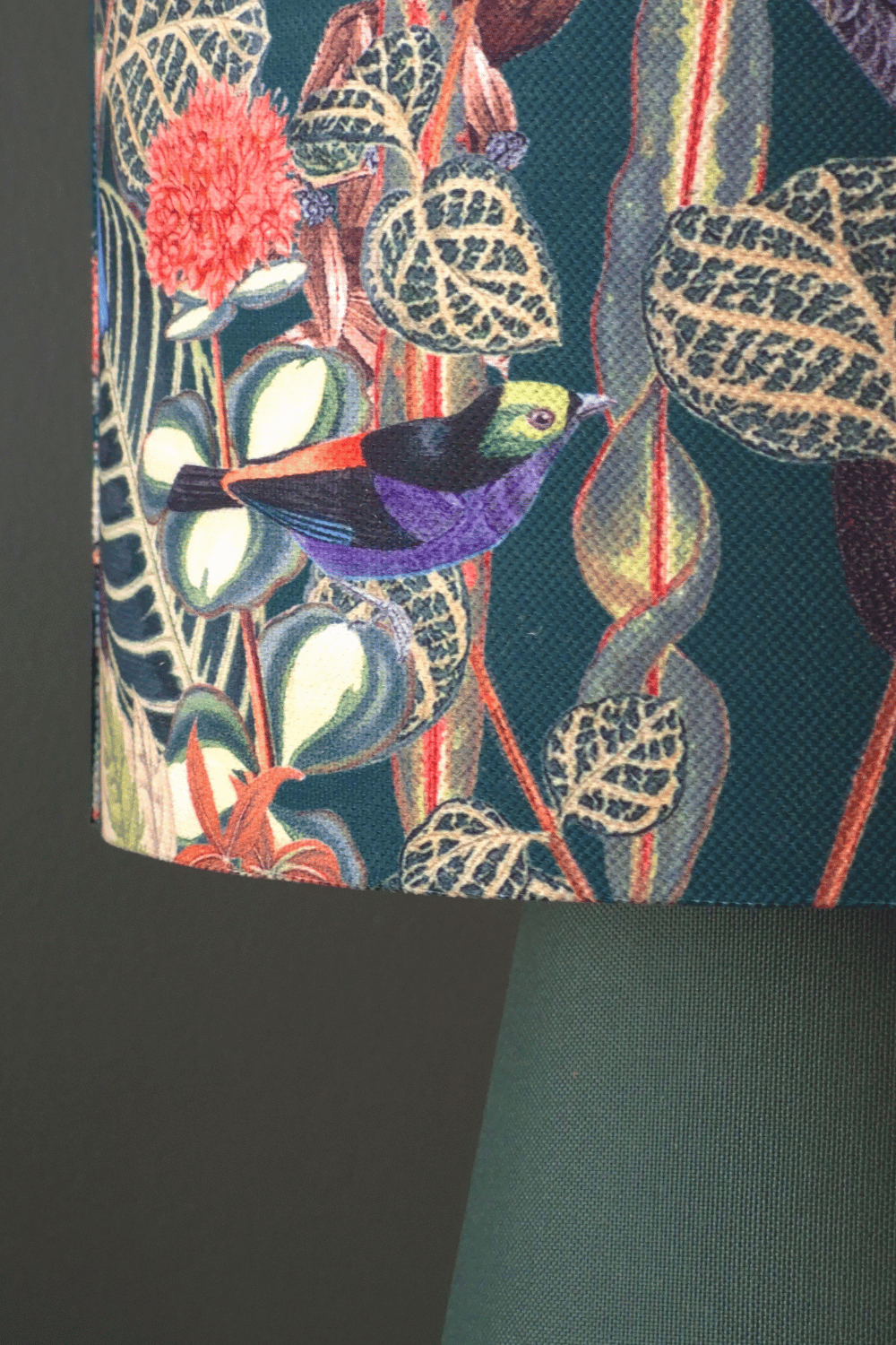 Parrot Jardin Papağan Desenli Abajur - 6