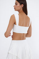 Aster Crop Top | Beyaz