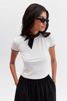 Belinda Süs Şeritli T-Shirt