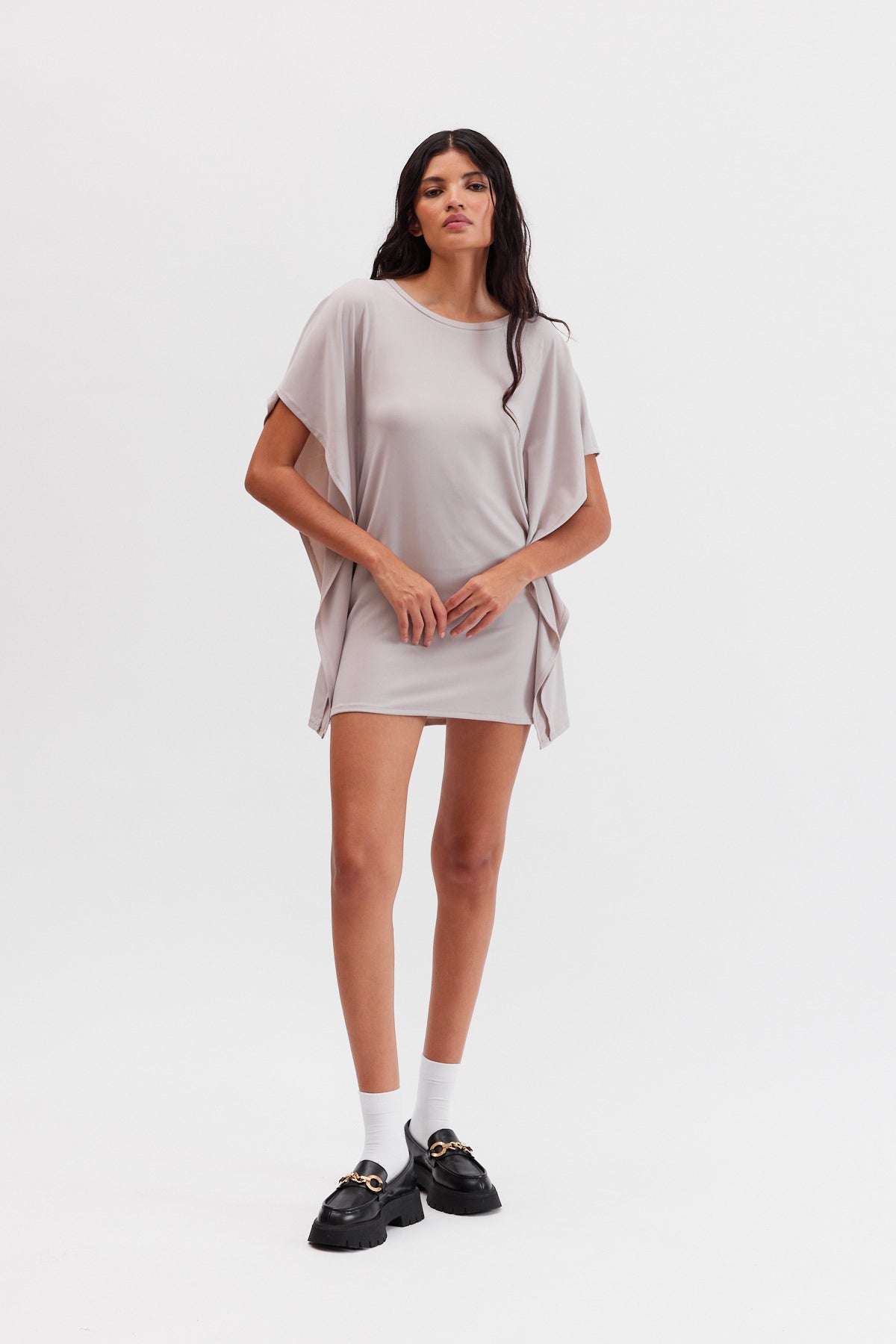 Bliss Bej Mini Elbise