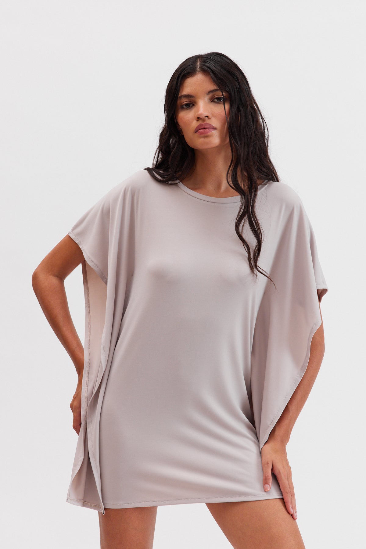 Bliss Bej Mini Elbise