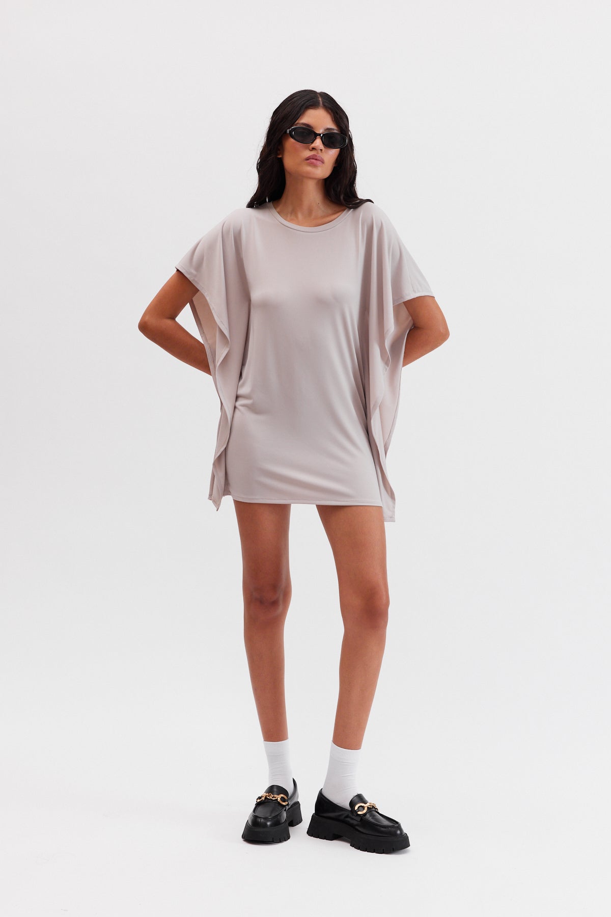 Bliss Bej Mini Elbise