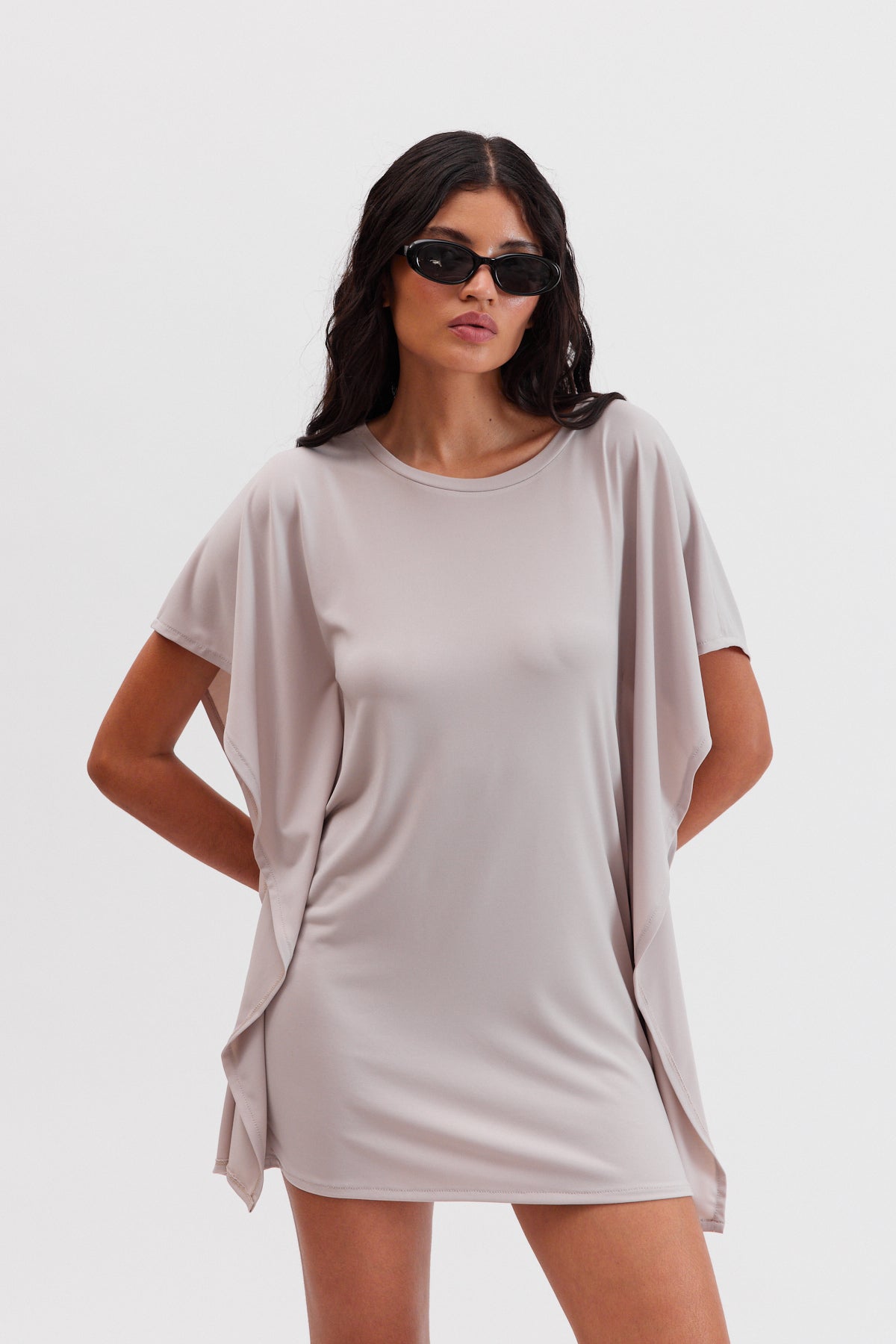 Bliss Bej Mini Elbise