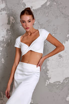 Carissa Crop Top | Beyaz