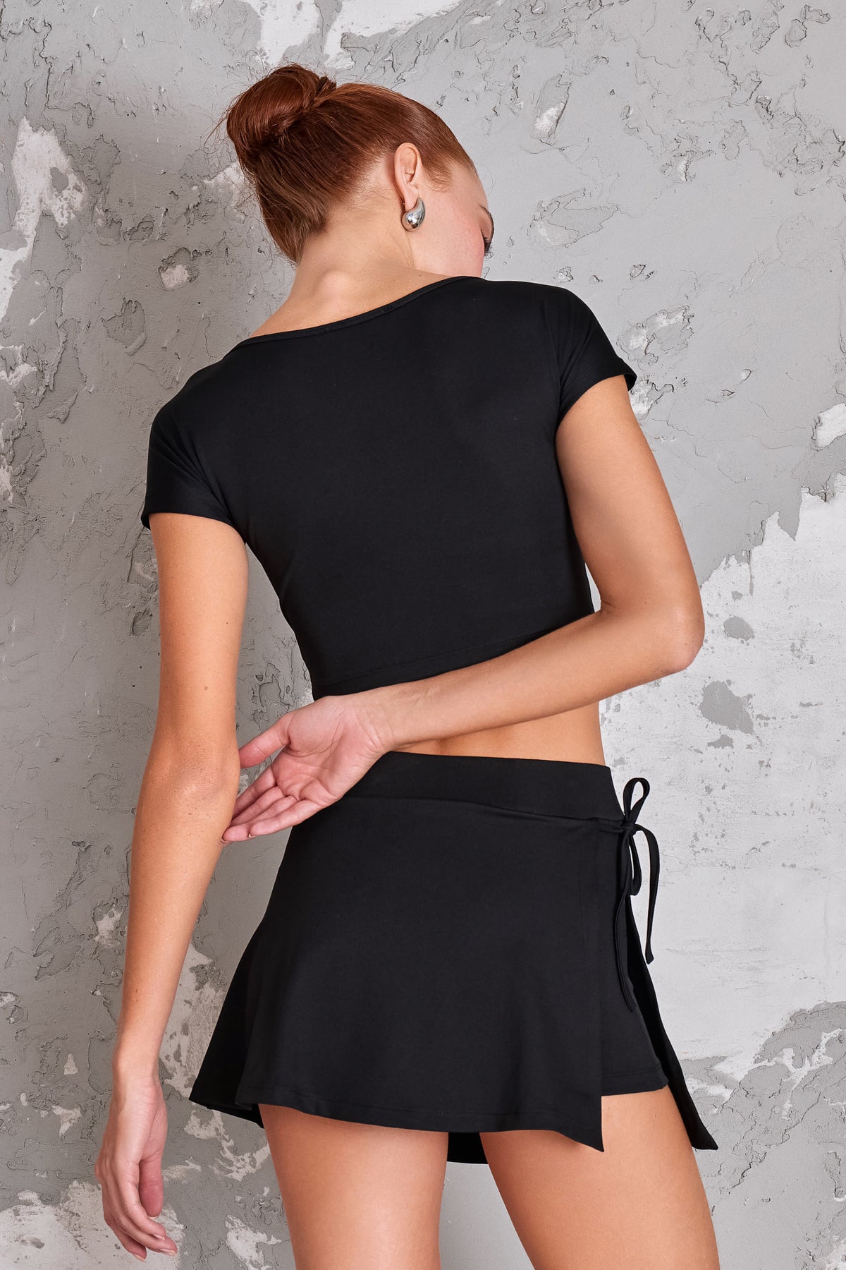Carissa Crop Top | Siyah