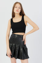 Cora Crop Top | Siyah