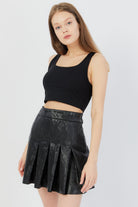Cora Crop Top | Siyah