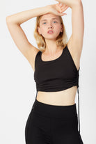 Dani Yandan Ayarlanabilir Crop Bluz
