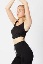 Dani Yandan Ayarlanabilir Crop Bluz