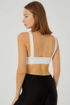 Harmonia Mini Crop Top | Beyaz