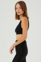 Harmonia Mini Crop Top | Siyah