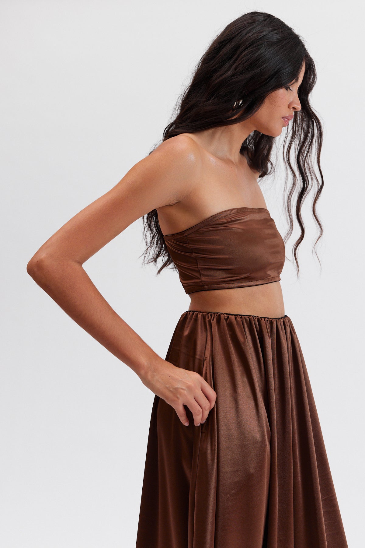 Vivi Straplez Crop Top
