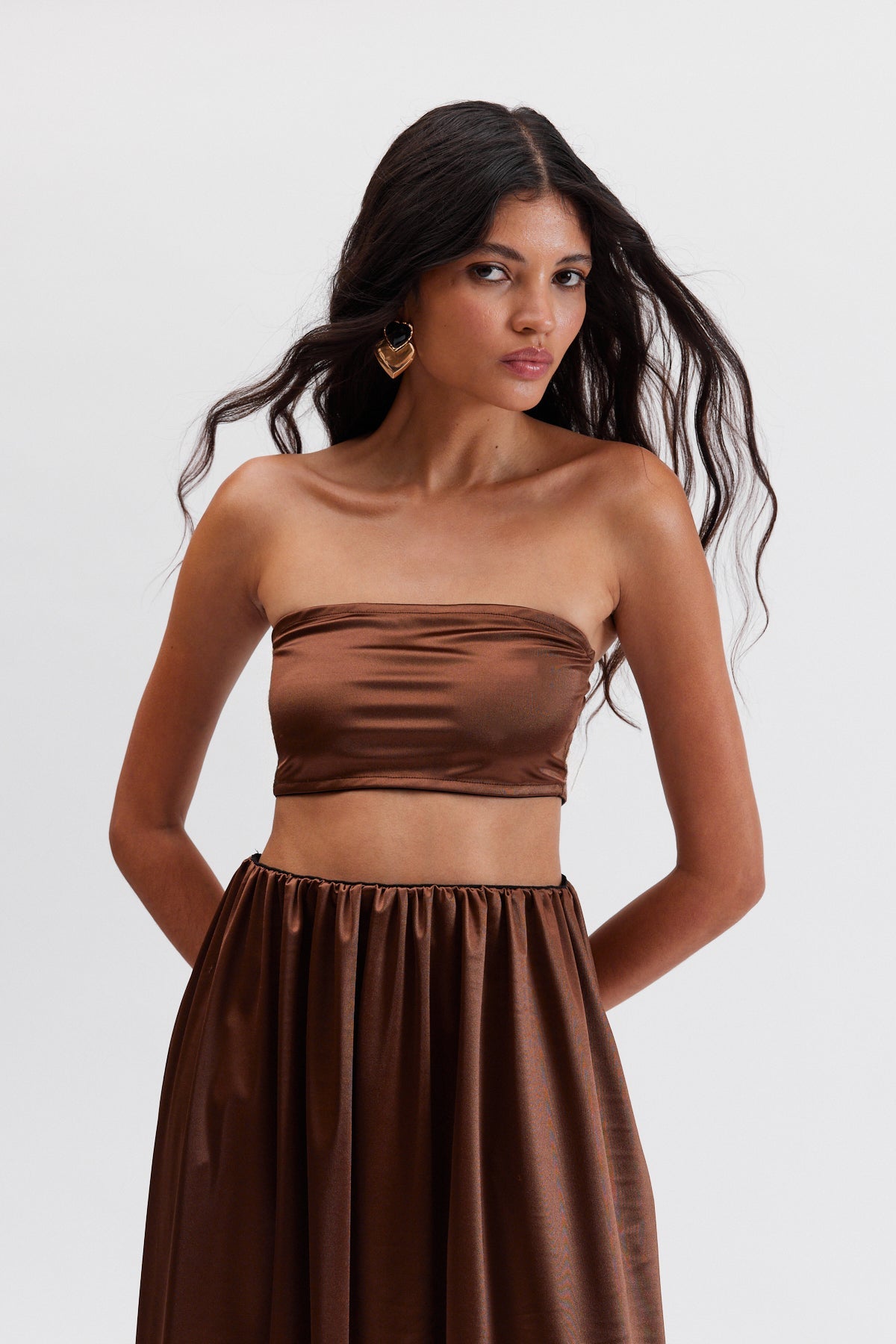 Vivi Straplez Crop Top