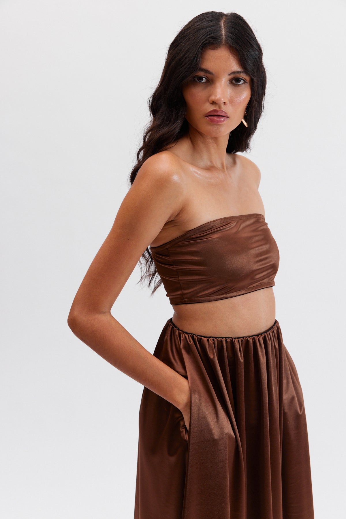 Vivi Straplez Crop Top
