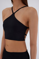 Zoe Sırt Detaylı Crop Top – Si̇yah - 1