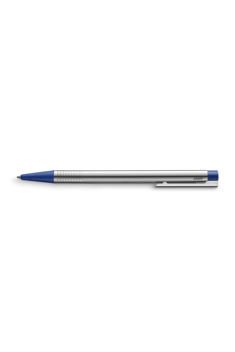 Lamy-Logo Tükenmez Kalem Paslanmaz Çelik Mavi-Tükenmez Kalem-1-Milagron.com