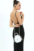 Lanurun-Alin Beyaz Deri Kadın Omuz Çantası-Omuz Çantası-5-Milagron.com