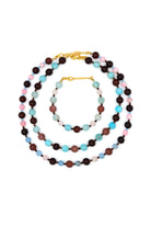 Akik & Kuvars Taşlı Kolye & Bileklik Seti - 1