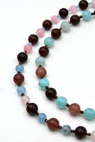 Akik & Kuvars Taşlı Kolye & Bileklik Seti - 3