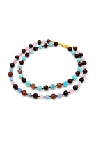 Akik & Kuvars Taşlı Kolye & Bileklik Seti - 4