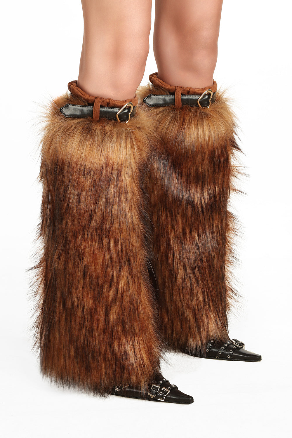 Kahverengi Suni Kürk Tozluk - 1