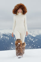 Kahverengi Suni Kürk Tozluk - 3