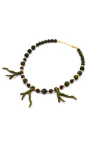 Mercan Detaylı Kanada Yeşimi Kolye - 2