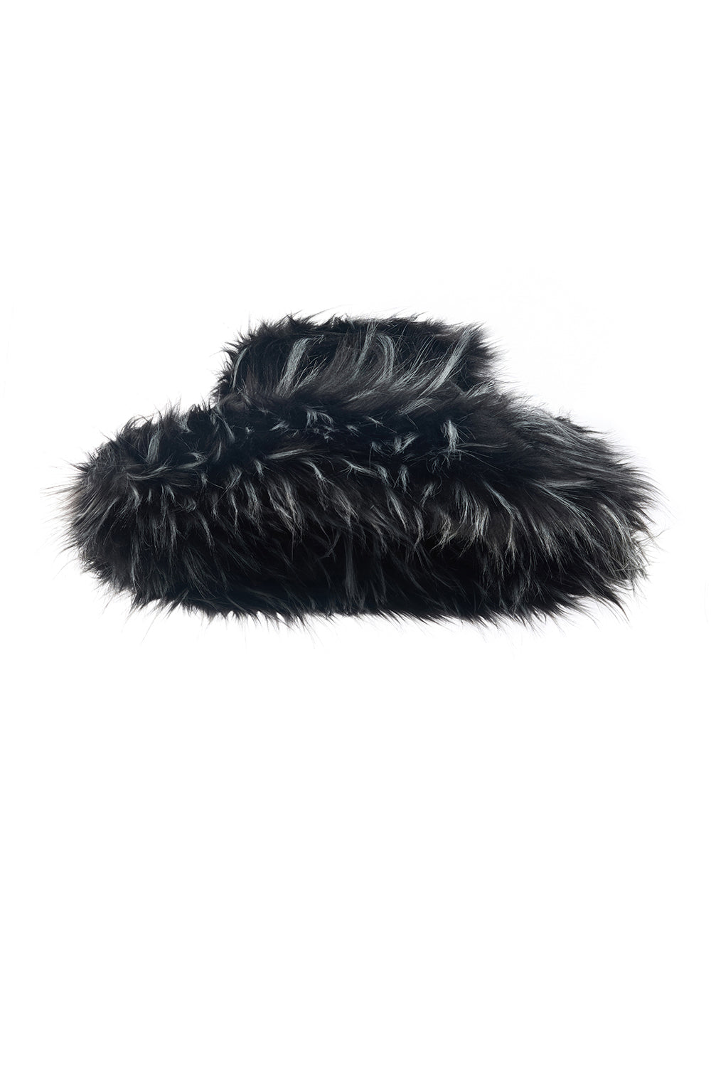 Midnight Siyah Suni Kürk Şapka - 1