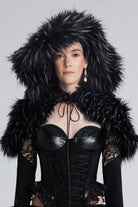 Midnight Siyah Suni Kürk Şapka - 2