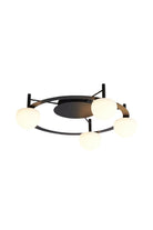 Lasttouch-2846 7 Sonic 7'li Plafonyer Siyah-Avize-1-Milagron.com