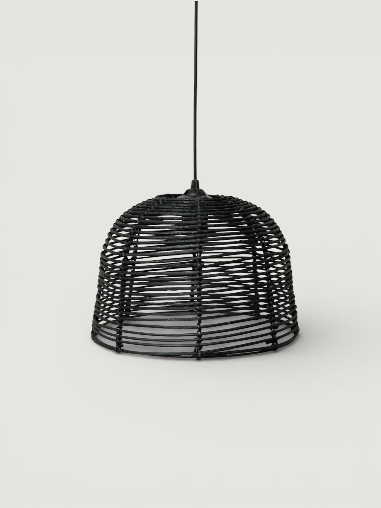 Alera Siyah Rattan Avize