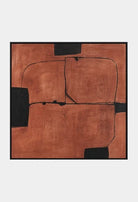 Lasttouch-Duvar Tablosu, 90x90 cm-Tablo-1-Milagron.com