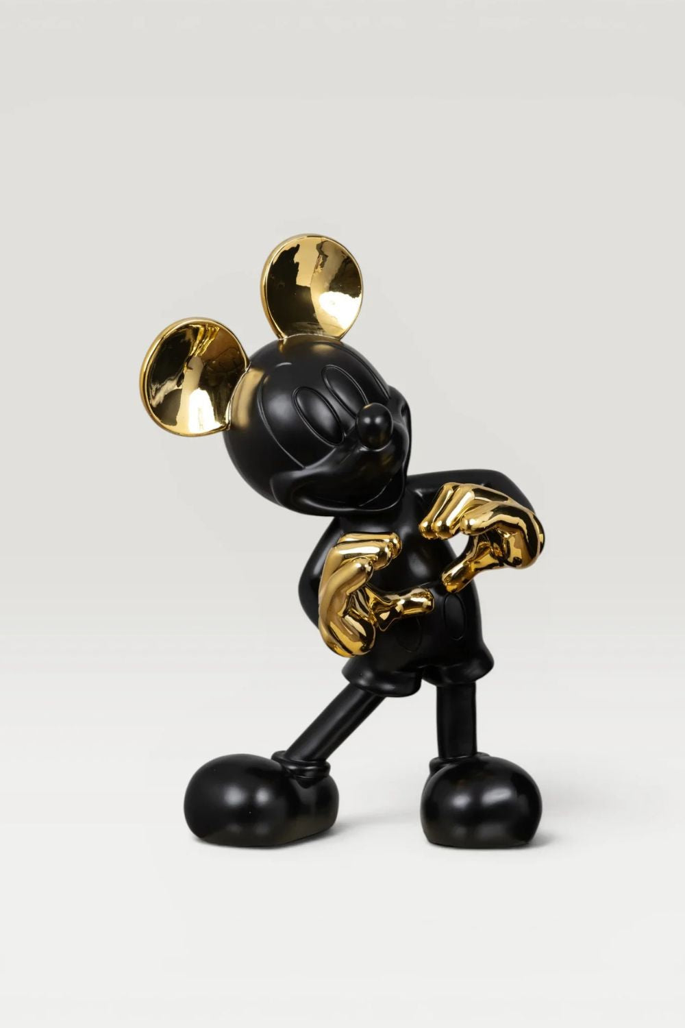 Love Mickey Dekoratif Obje - Black Gold - 0